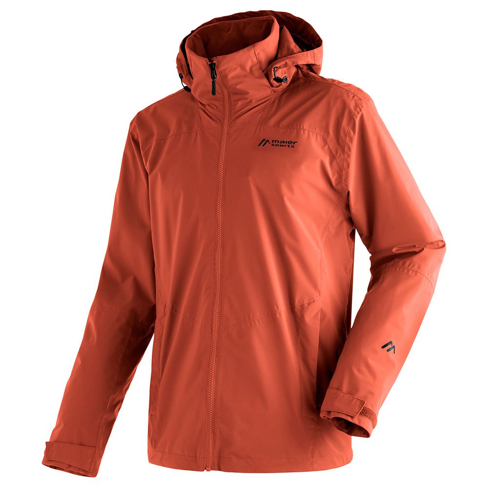 Куртка Maier Sports Metor Rec M Full Zip Rain, оранжевый