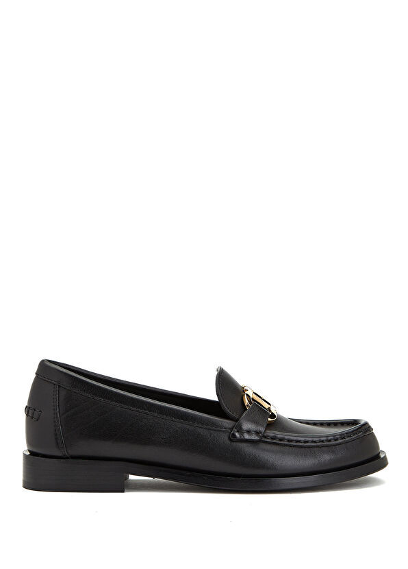

Женские кожаные лоферы с пряжкой с логотипом Ferragamo, черный