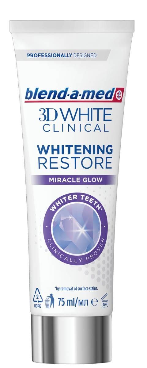 

Зубная паста Blend-A-Med 3D White Clinical, 75 мл