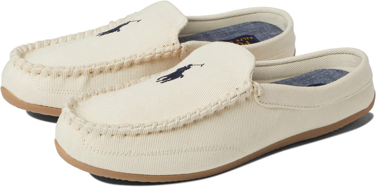 

Тапочки Dallington Twill Mule Slipper Polo Ralph Lauren, цвет Cream