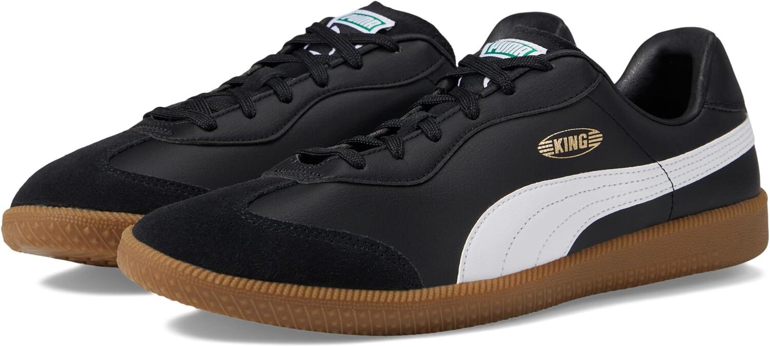 

Кроссовки PUMA King 21 IT, цвет Puma Black/Puma White/Gum