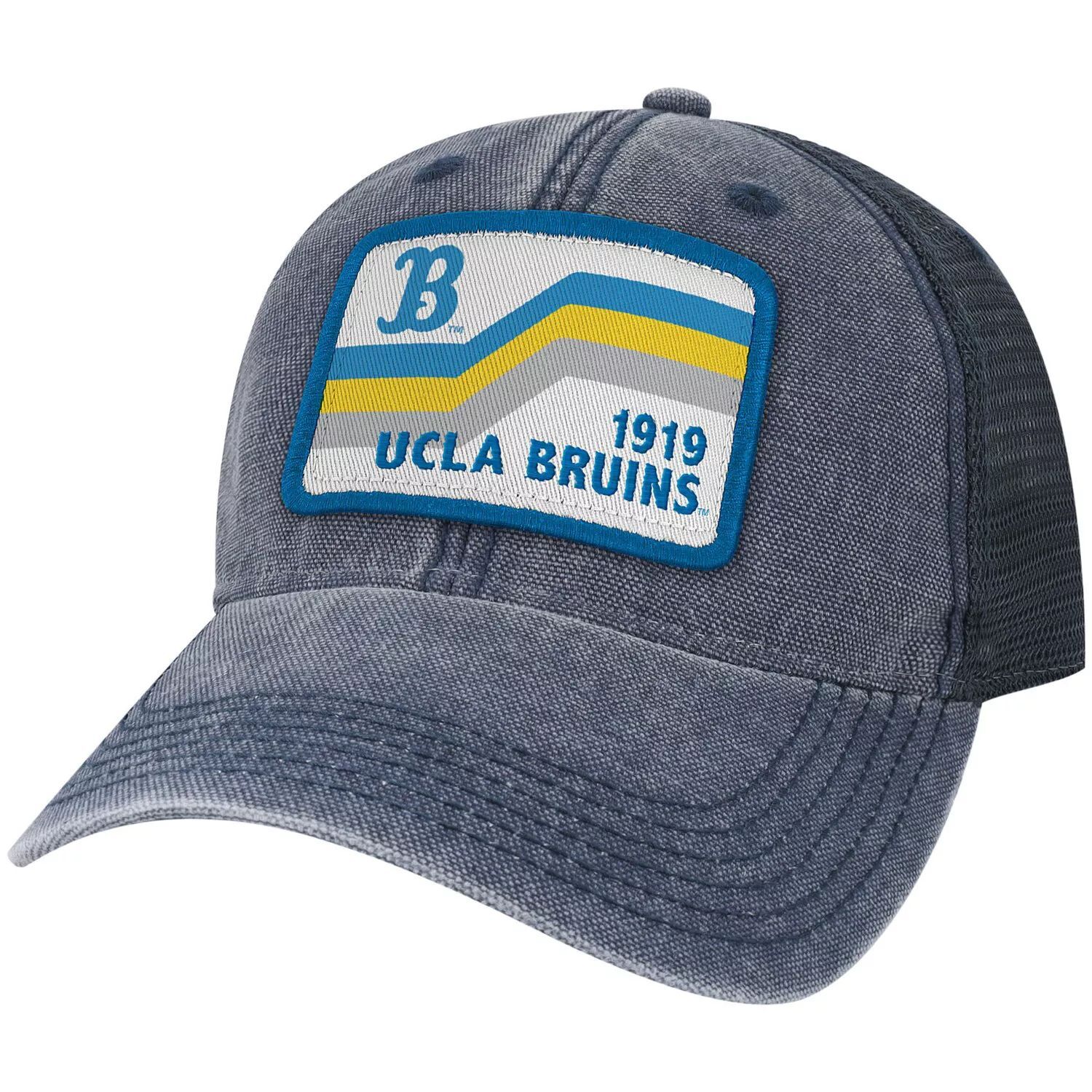 

Мужская темно-синяя кепка UCLA Bruins Sun & Bars Dashboard Trucker Snapback
