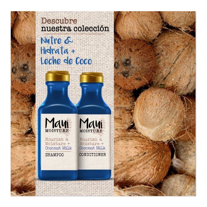 Кондиционер для волос Coconut Milk Acondicionador Leche de Coco Maui, 385 ml продукт зерновой на кокосовом пюре kashers овсянка с кокосовым молоком манго и семенами чиа 220г