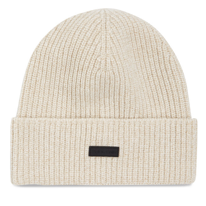 

Шапка Calvin Klein DaddyWool Beanie, экрю