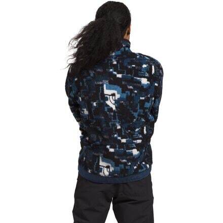 

Флисовая куртка Campshire мужская The North Face, цвет Summit Navy Digi Halfdome Print