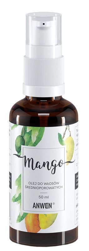 цена Anwen Mango масло для волос средней пористости, 50 ml