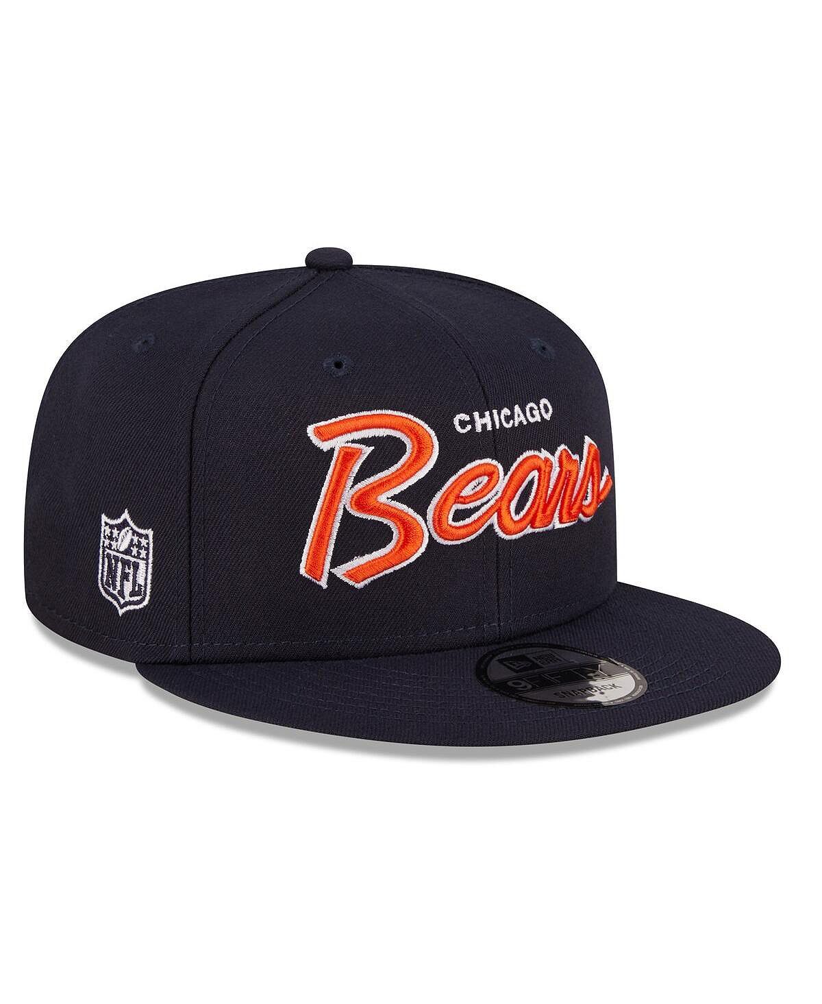 

Мужская темно-синяя бейсболка Chicago Bears Script 9FIFTY Snapback New Era