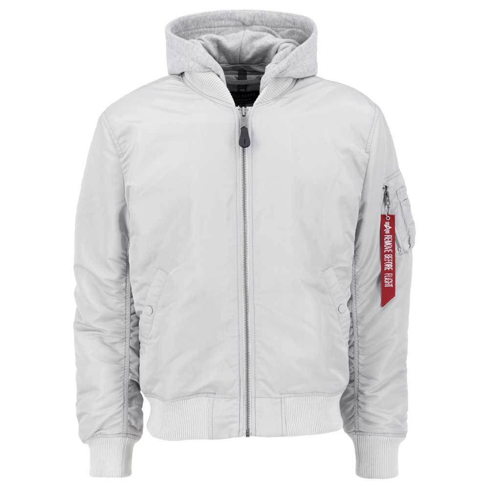 

Куртка Alpha Industries MA-1 ZH Back Emb, белый