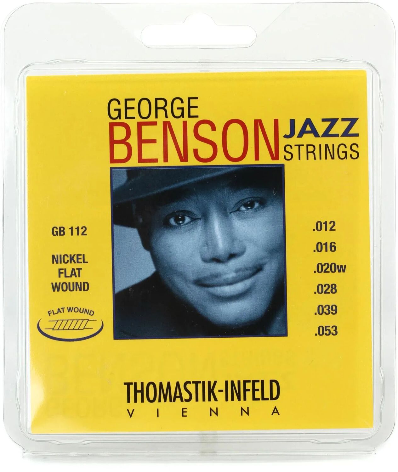 

Thomastik-Infeld GB112 George Benson Струны для джазовой гитары с плоской обмоткой — .012-.053, средние легкие