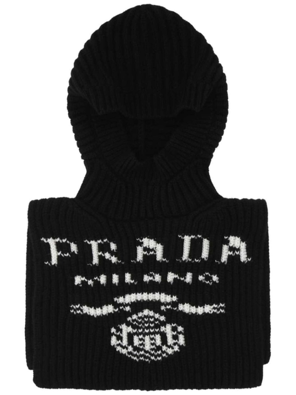

Prada кашемировая балаклава, черный