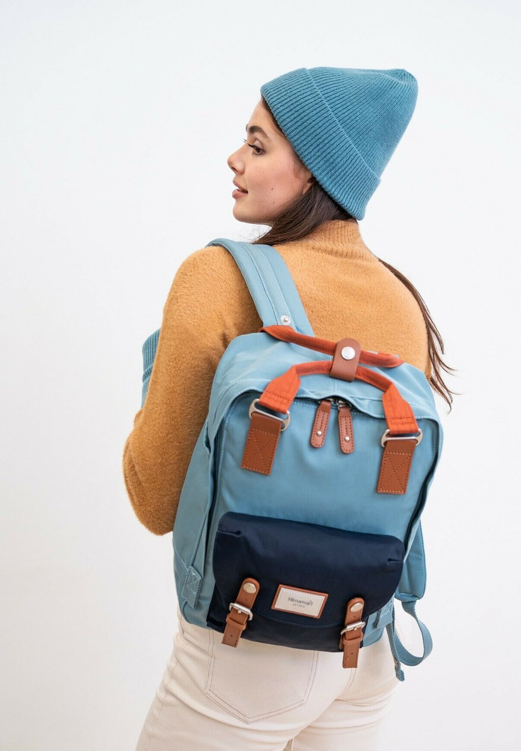 

Рюкзак TR Himawari, цвет light brown navy blue teal