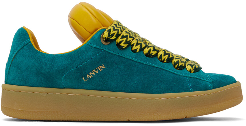 

Синие и желтые кроссовки Future Edition Hyper Curb Lanvin