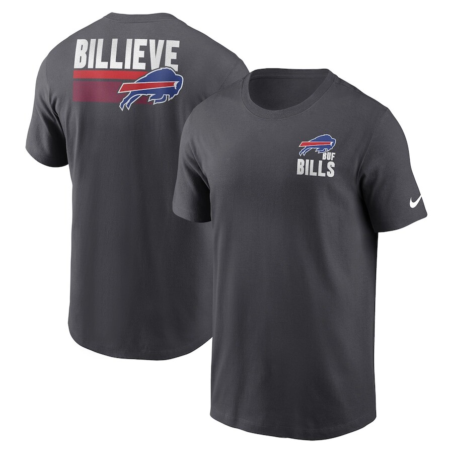 

Футболка с коротким рукавом Nike Buffalo Bills, антрацит