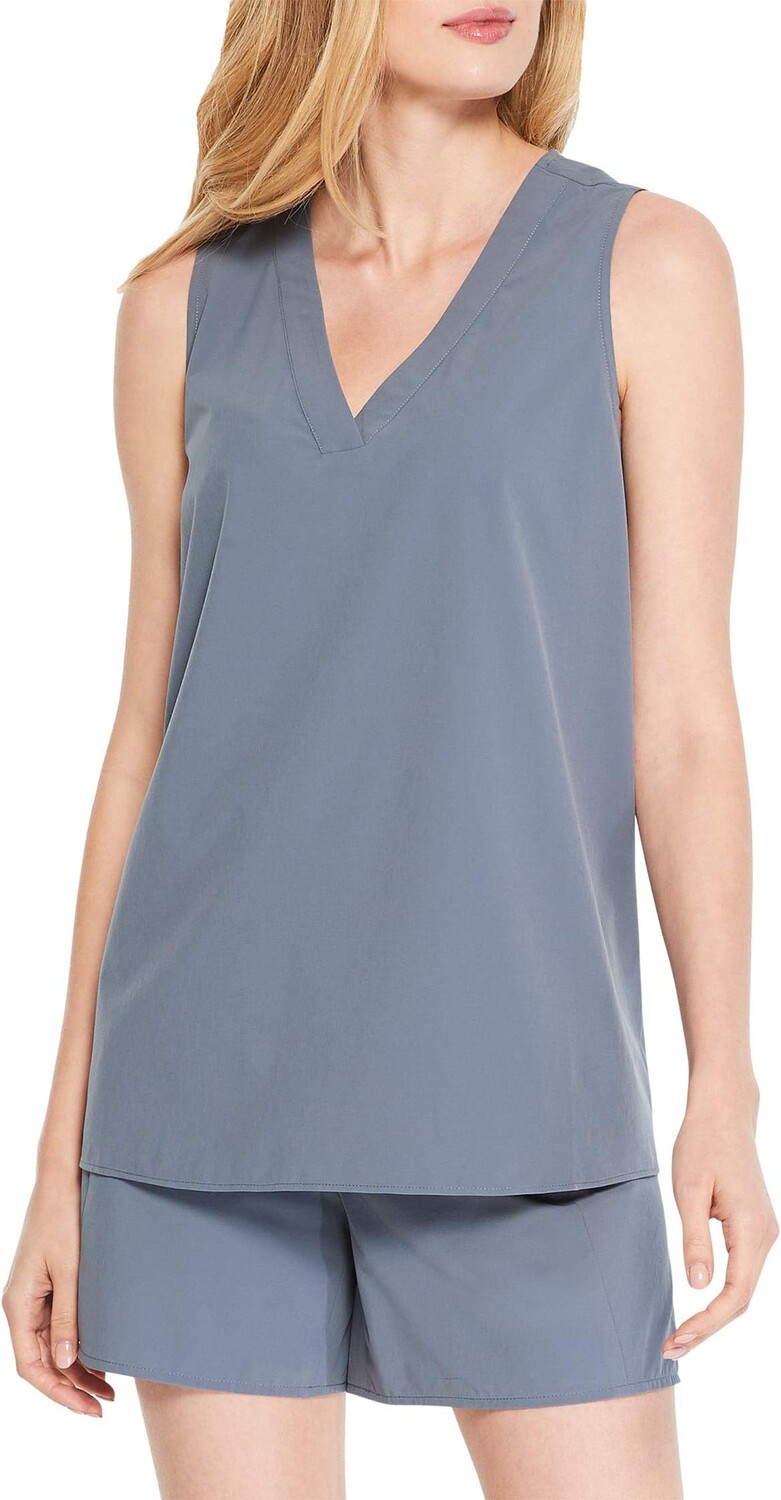 

Топ NIC+ZOE Tech Stretch V Tank, цвет Slate