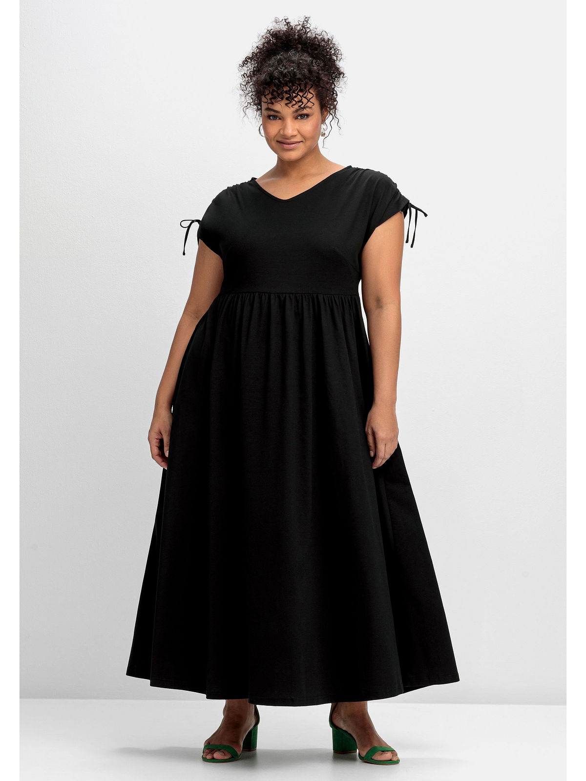 Платье sheego Jersey, черный