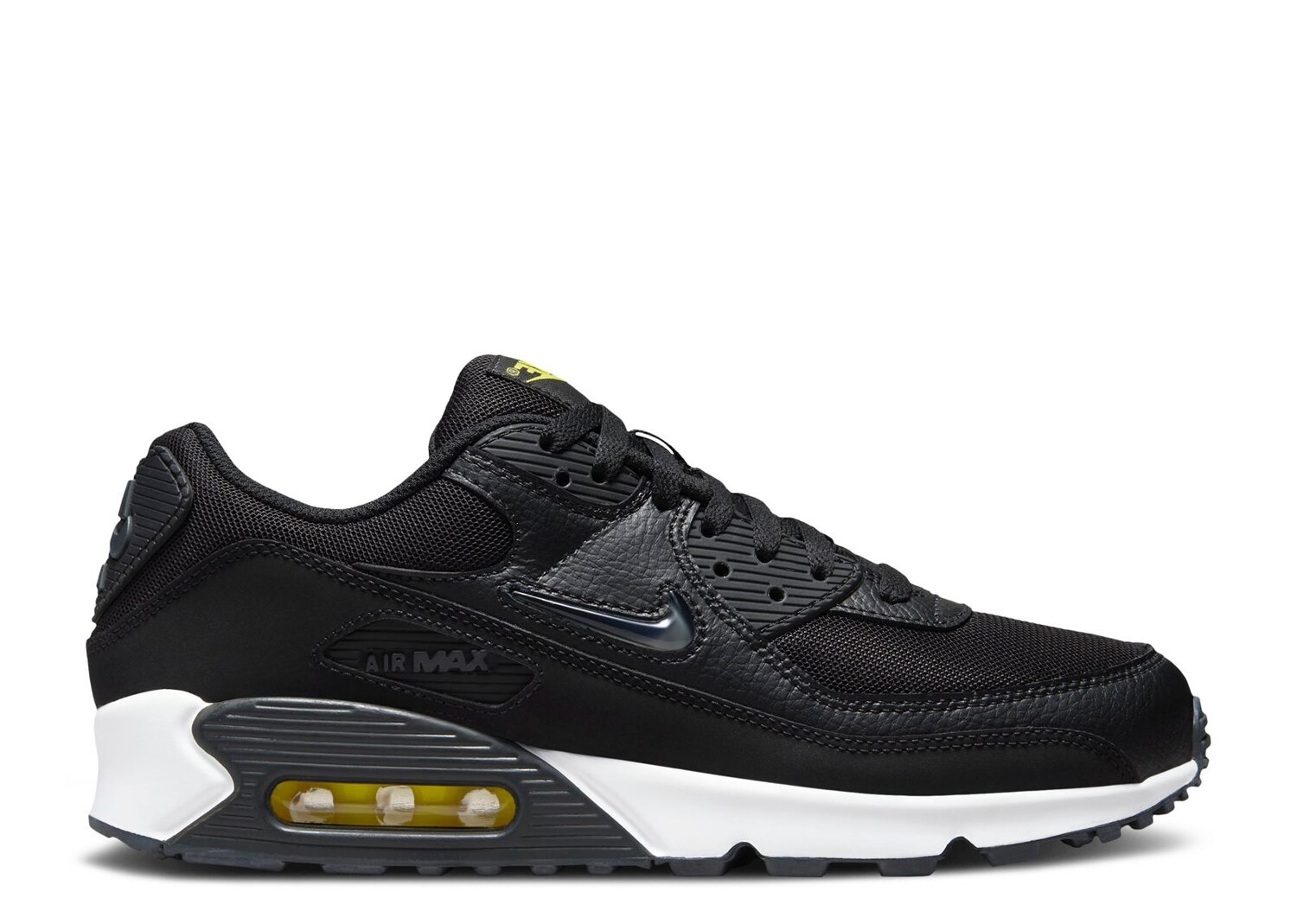 

Кроссовки Nike Air Max 90 'Jewel - Black Opti Yellow', черный