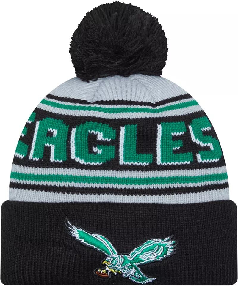 

Мужская вязаная шапка New Era Philadelphia Eagles Throwback Cheer