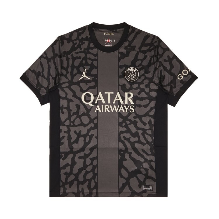 

Джерси Paris Saint-Germain x Jordan Third Stadium 'Black', черный