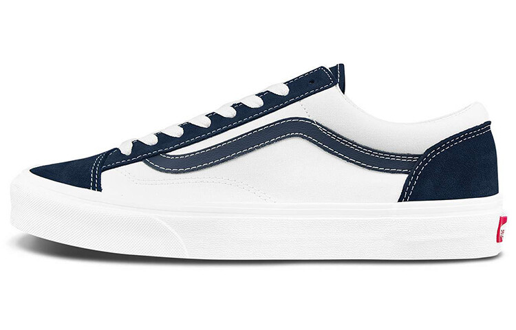 

Туфли для скейтбординга унисекс Vans Style 36 белый/синий