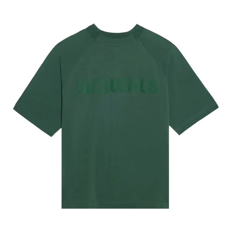

Футболка Jacquemus Le Typo 'Dark Green', зеленый