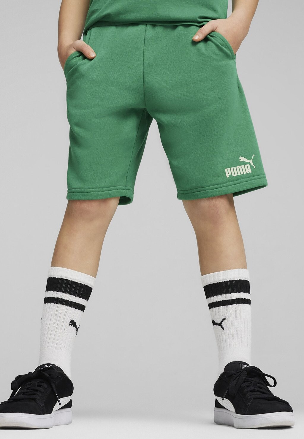 

Брюки спортивные ESS+ MID 90S Puma, цвет archive green