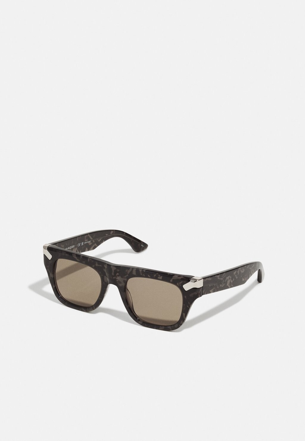 

Солнцезащитные очки Alexander McQueen, цвет havana/brown