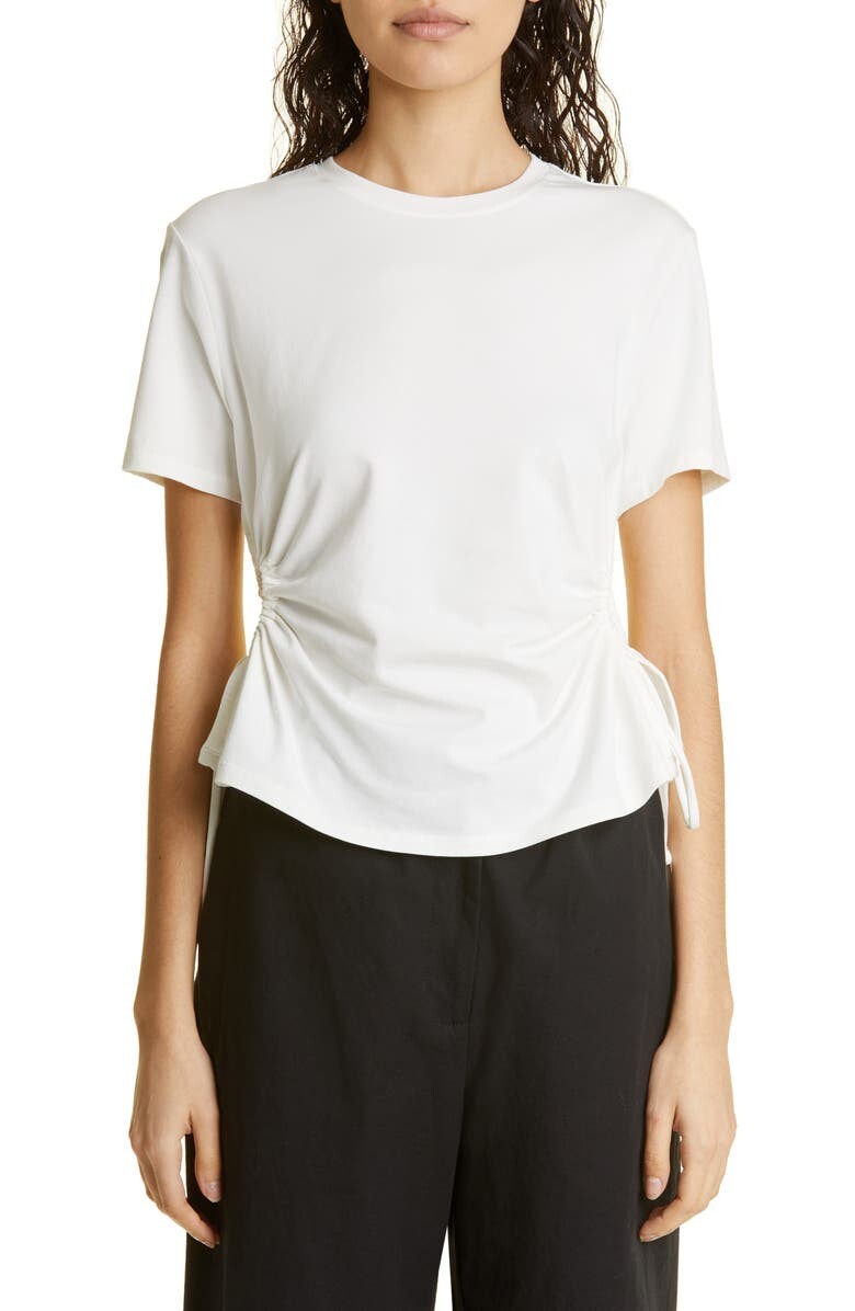 

Футболка с рюшами сбоку PROENZA SCHOULER WHITE LABEL