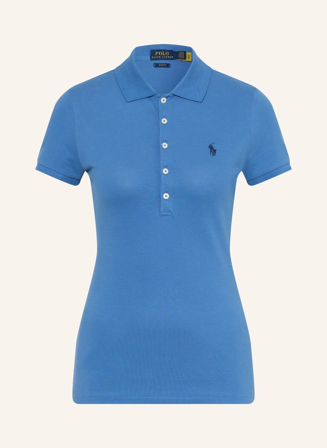 

Рубашка поло POLO RALPH LAUREN Piqué, светло-синий