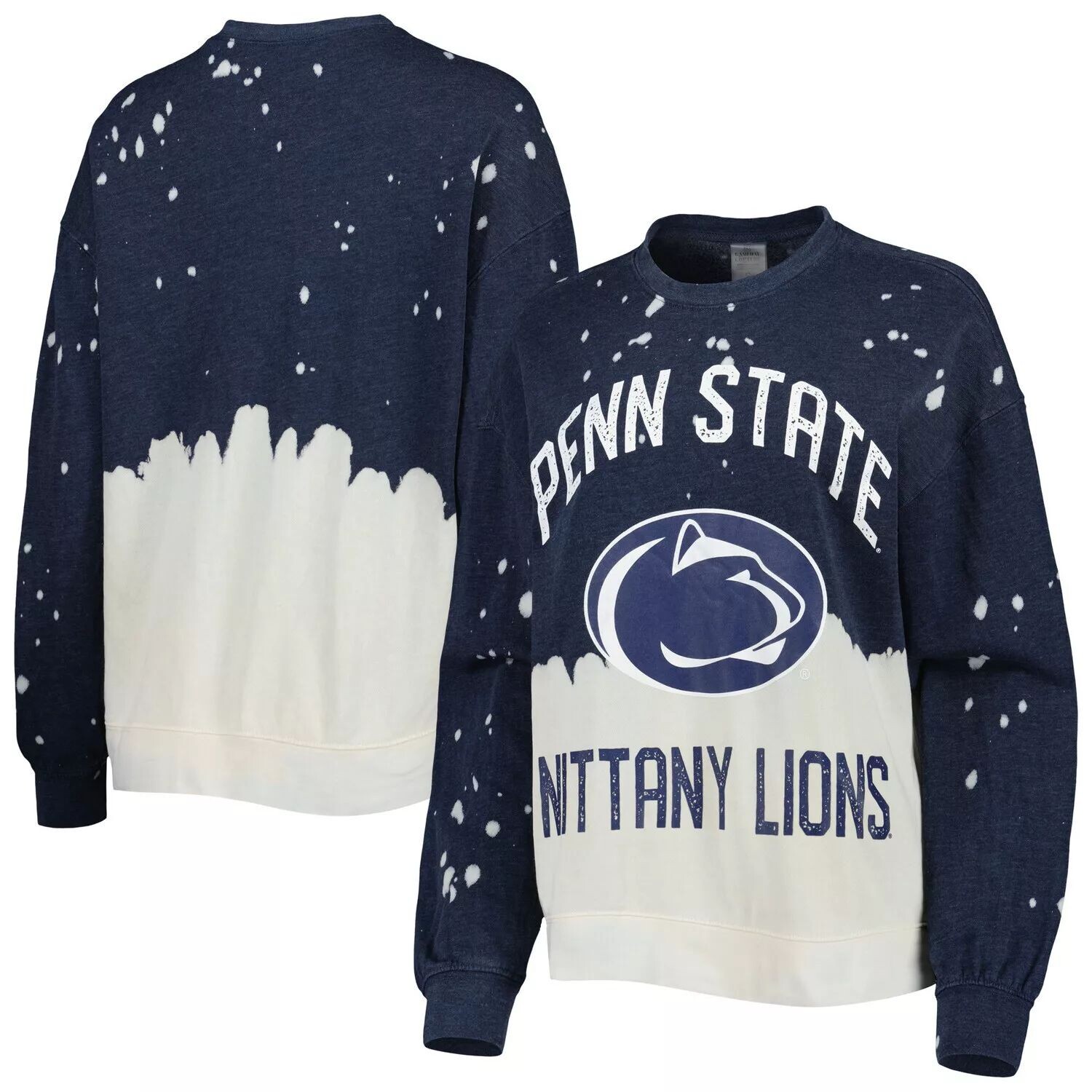 

Женский темно-синий пуловер с выцветшим рисунком Gameday Couture Penn State Nittany Lions Twice As Nice