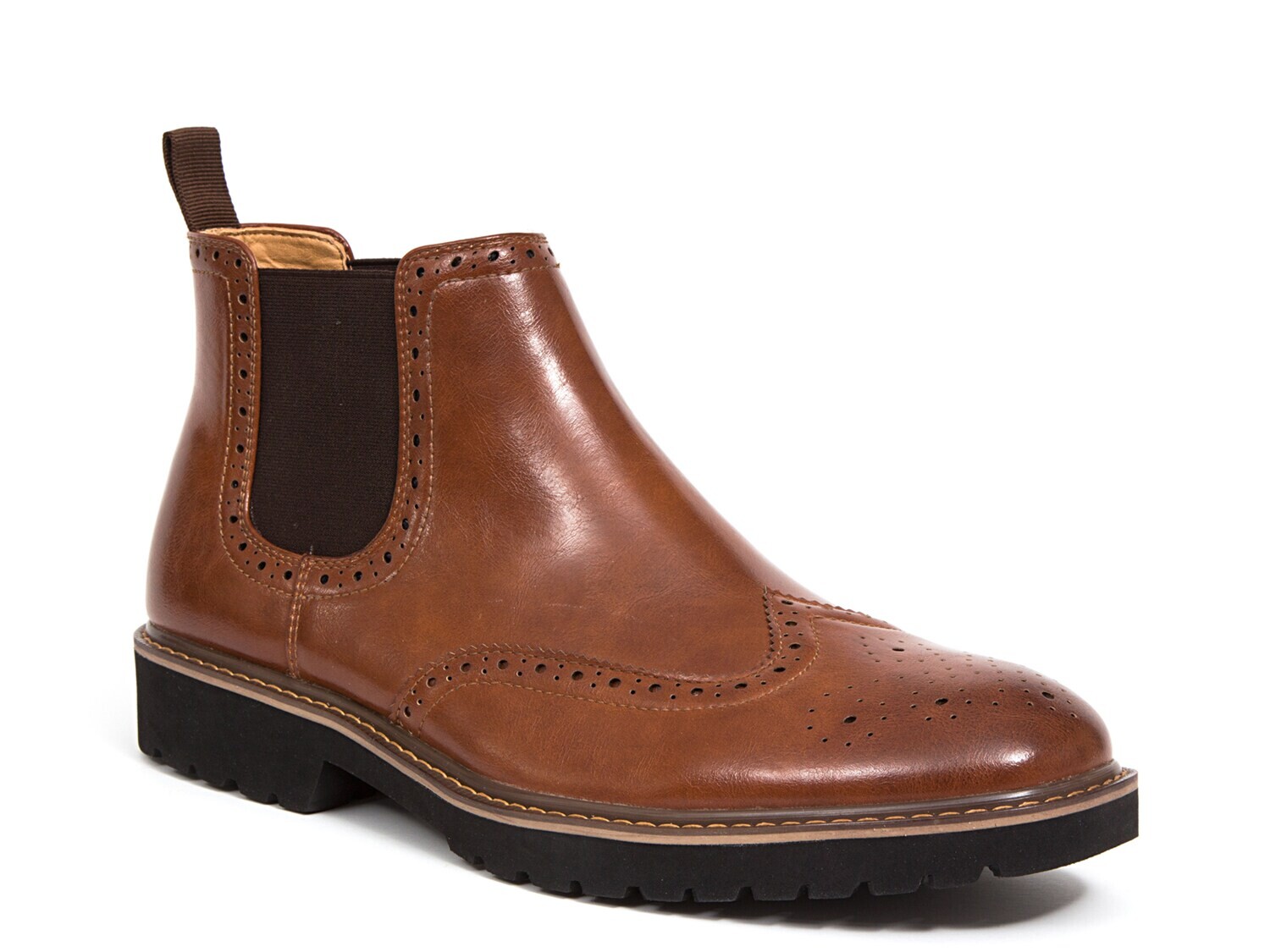 

Ботинки челси Deer Stags Brayden Wingtip, темно-коричневый