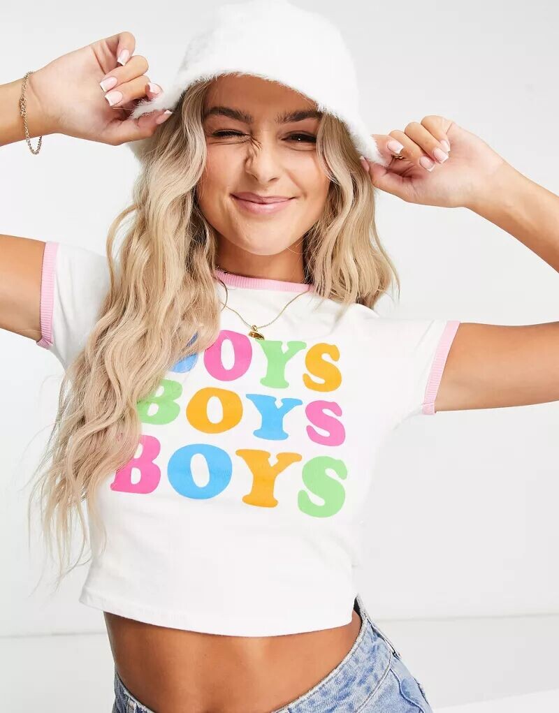 

Белая пышная панама ASOS