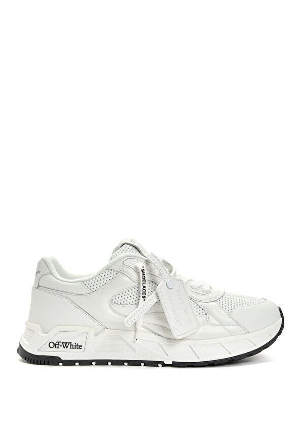 

Мужские кожаные кроссовки с белым логотипом Off-White