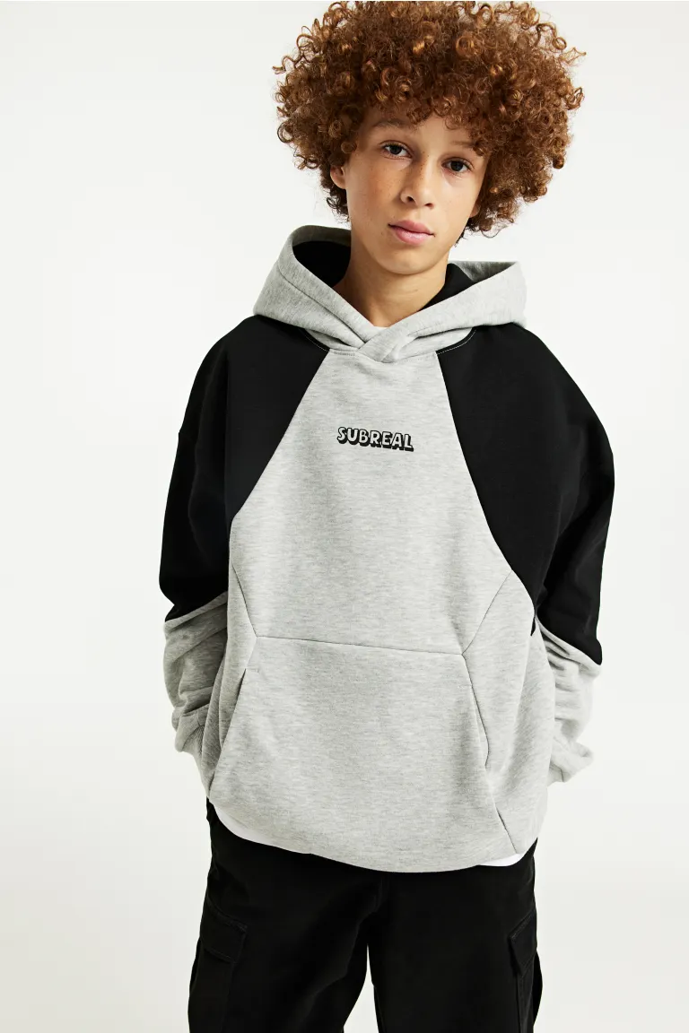 

Толстовка с капюшоном H&M, серый