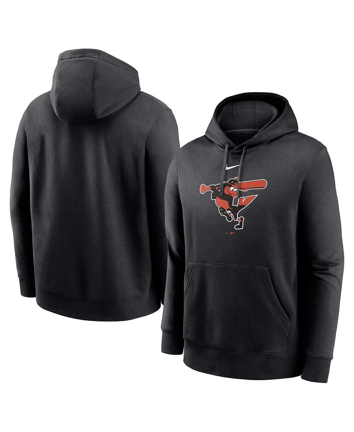 

Мужской черный пуловер с капюшоном Baltimore Orioles с альтернативным логотипом Club Nike