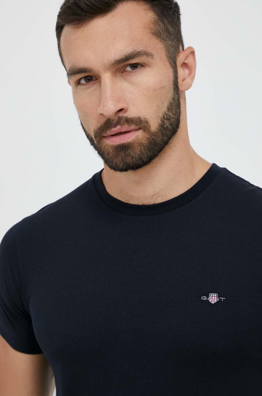 

Футболка Gant из хлопка, черный