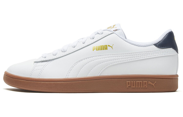 

Туфли для скейтбординга Puma Smash унисекс Белый/Пухт/Золотой/Жевательная резинка
