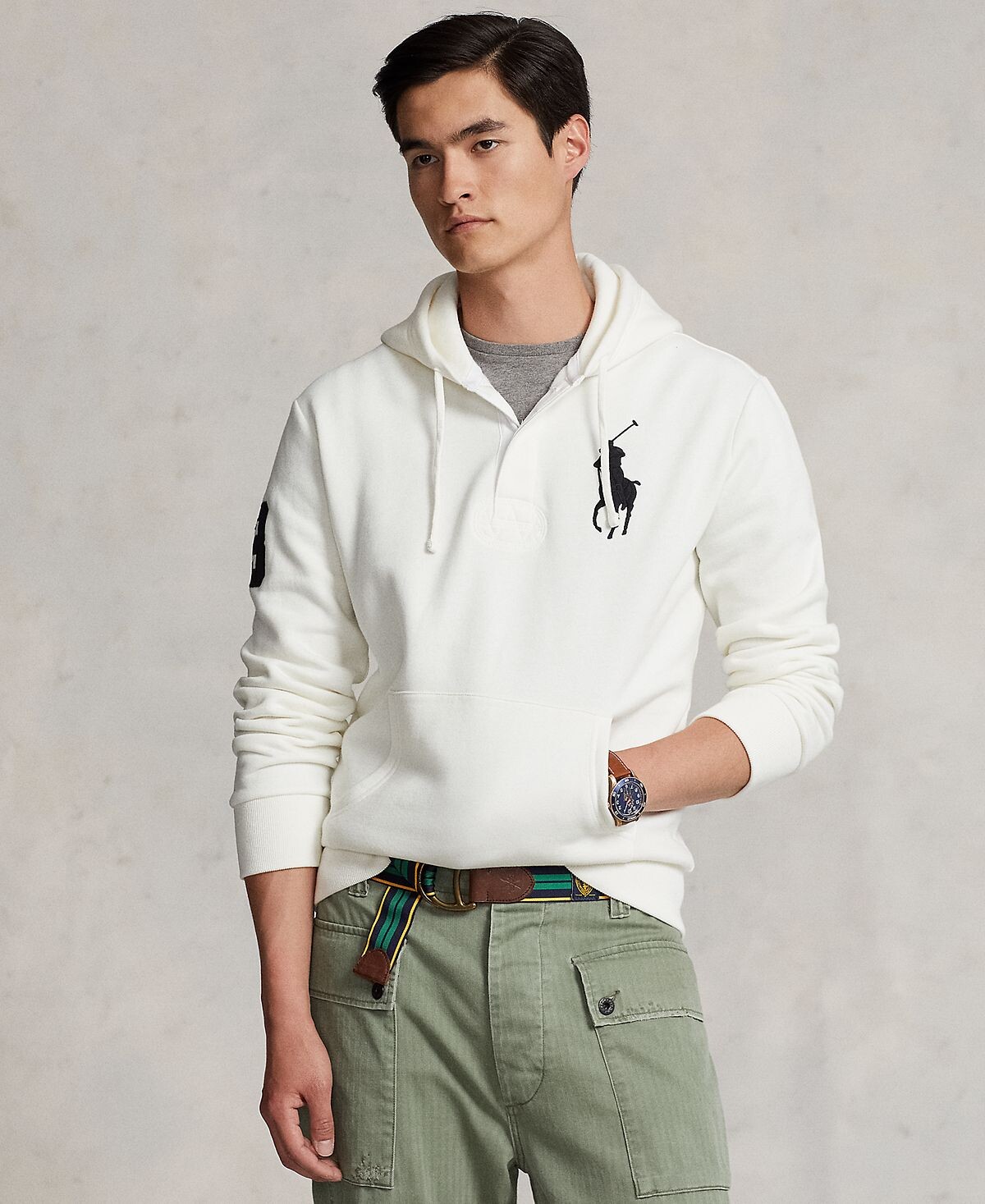 

Мужская флисовая толстовка с капюшоном Big Pony Polo Ralph Lauren