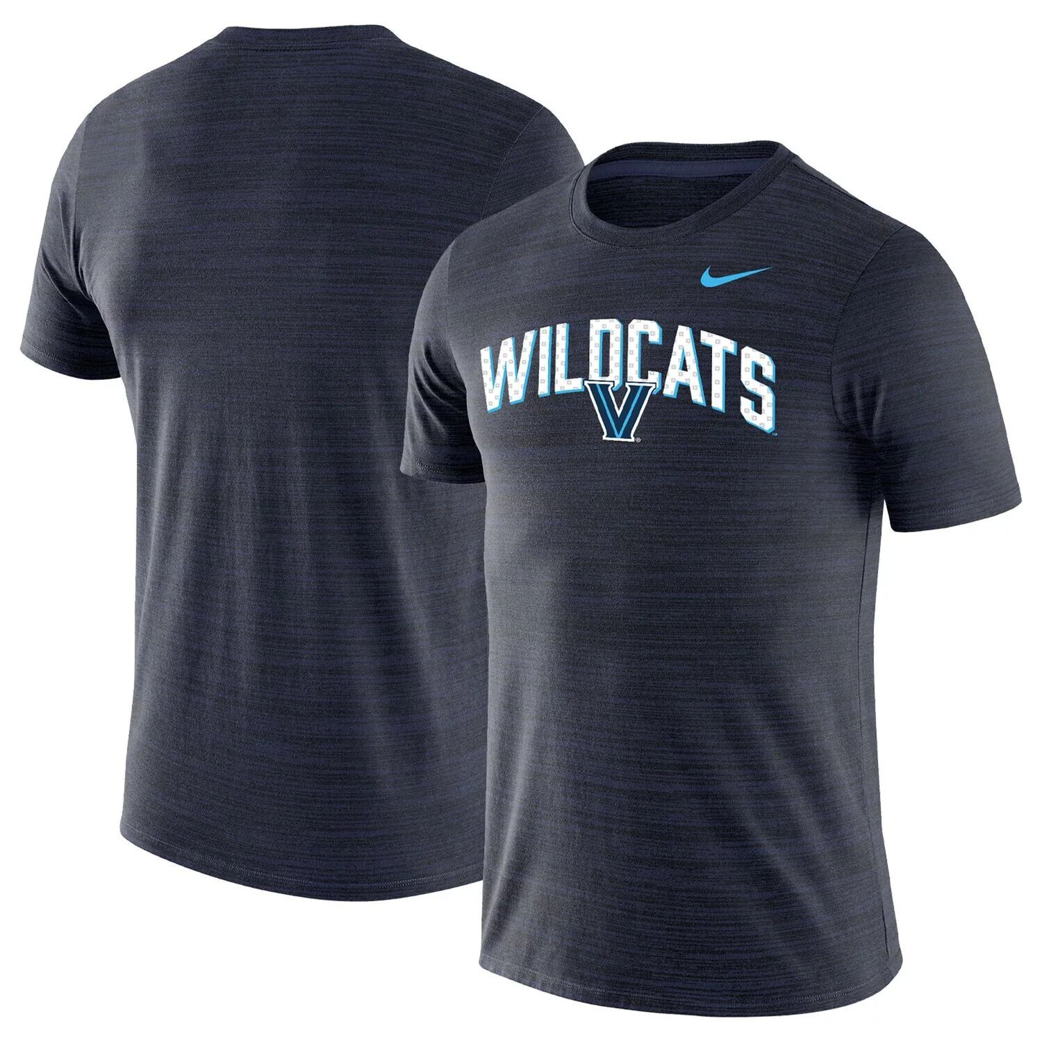 

Мужская темно-синяя футболка Villanova Wildcats Velocity Performance Nike, Синий