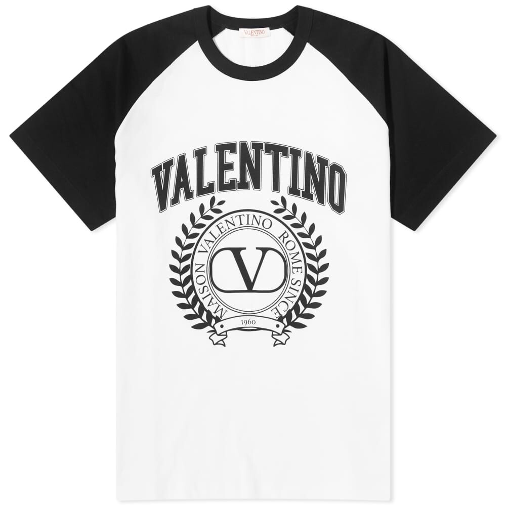 

Футболка Valentino с гербом, белый/черный