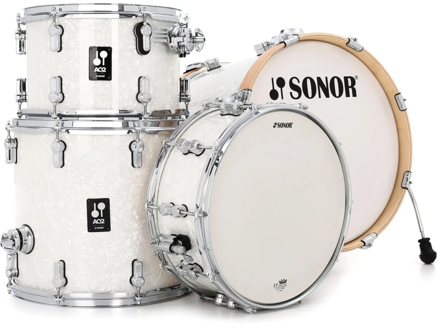 

Набор из 4-х частей Sonor AQ2 Bop с малым барабаном - Белый морской жемчуг