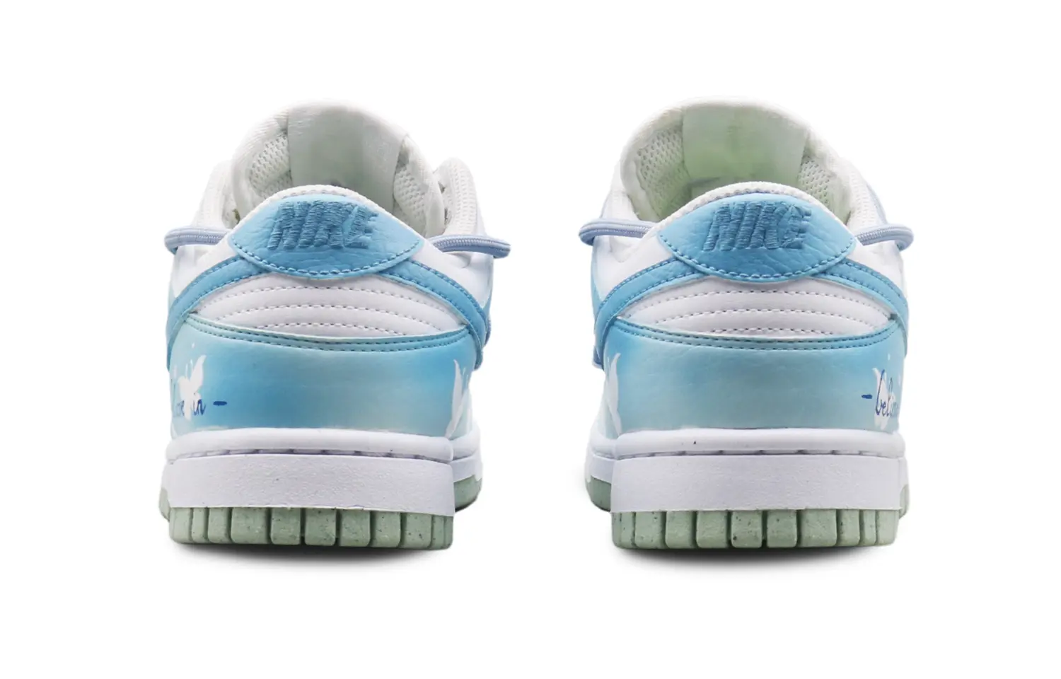 

Кроссовки для скейтбординга Dunk женские, низкие, белые Nike