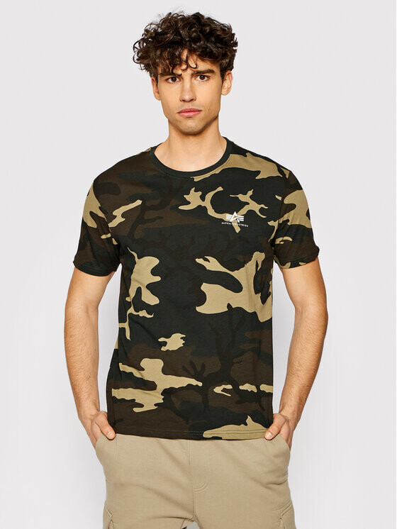 

Футболка стандартного кроя Alpha Industries, мультиколор