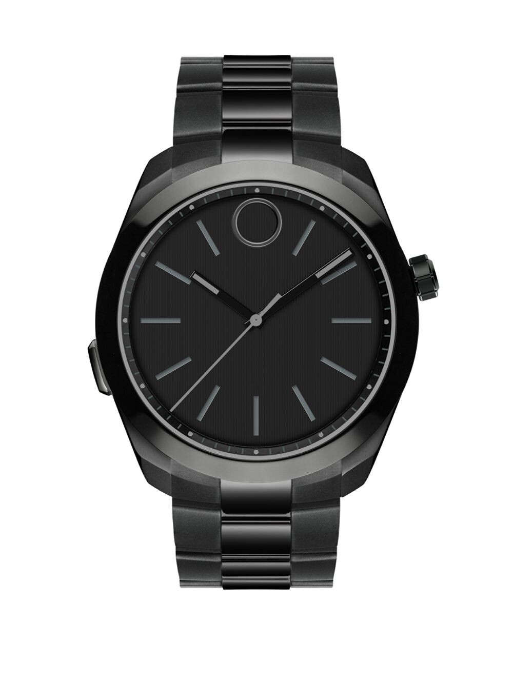 

BOLD Часы с браслетом из стали с ионным покрытием Movado, черный