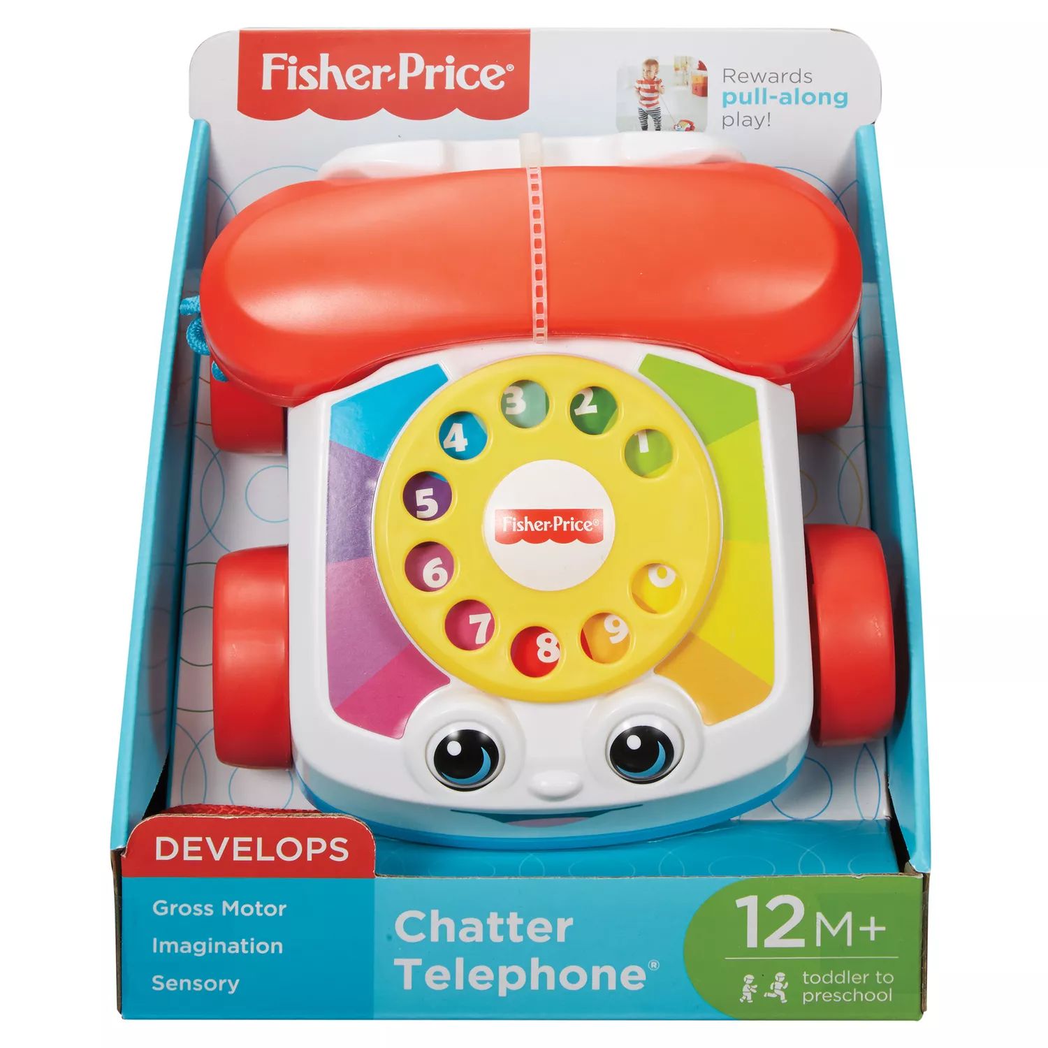 Телефон Fisher-Price Chatter Fisher-Price кресло качалка fisher price gwd39