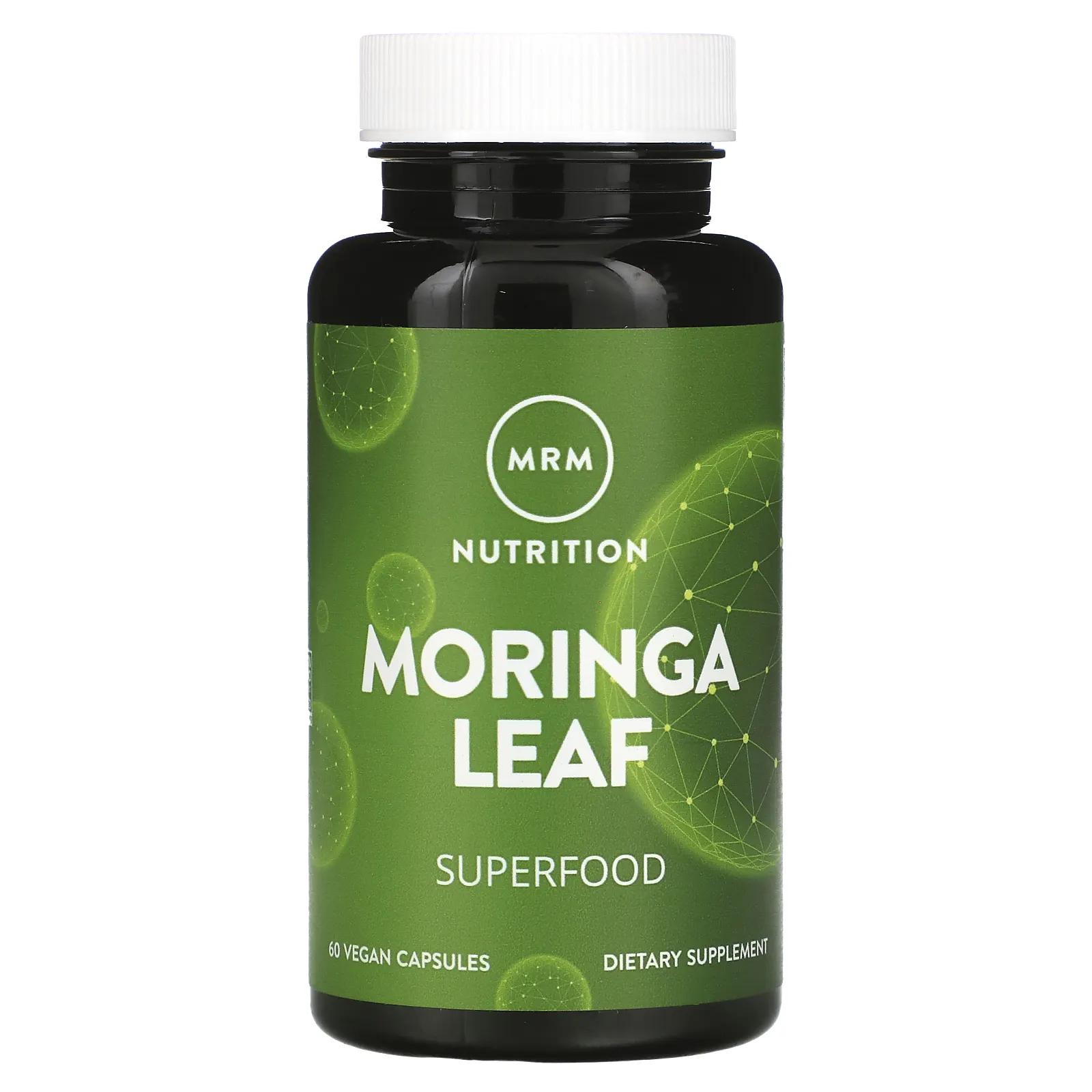 MRM Moringa 600 mg 60 Vegan Capsules фотографии