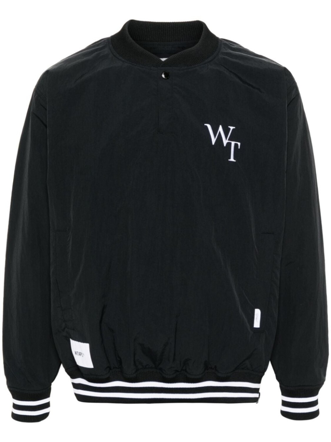 

WTAPS бомбер с вышитым логотипом, черный