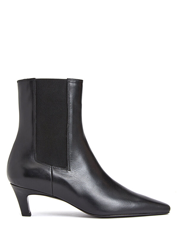 цена Черные женские кожаные ботинки Academia