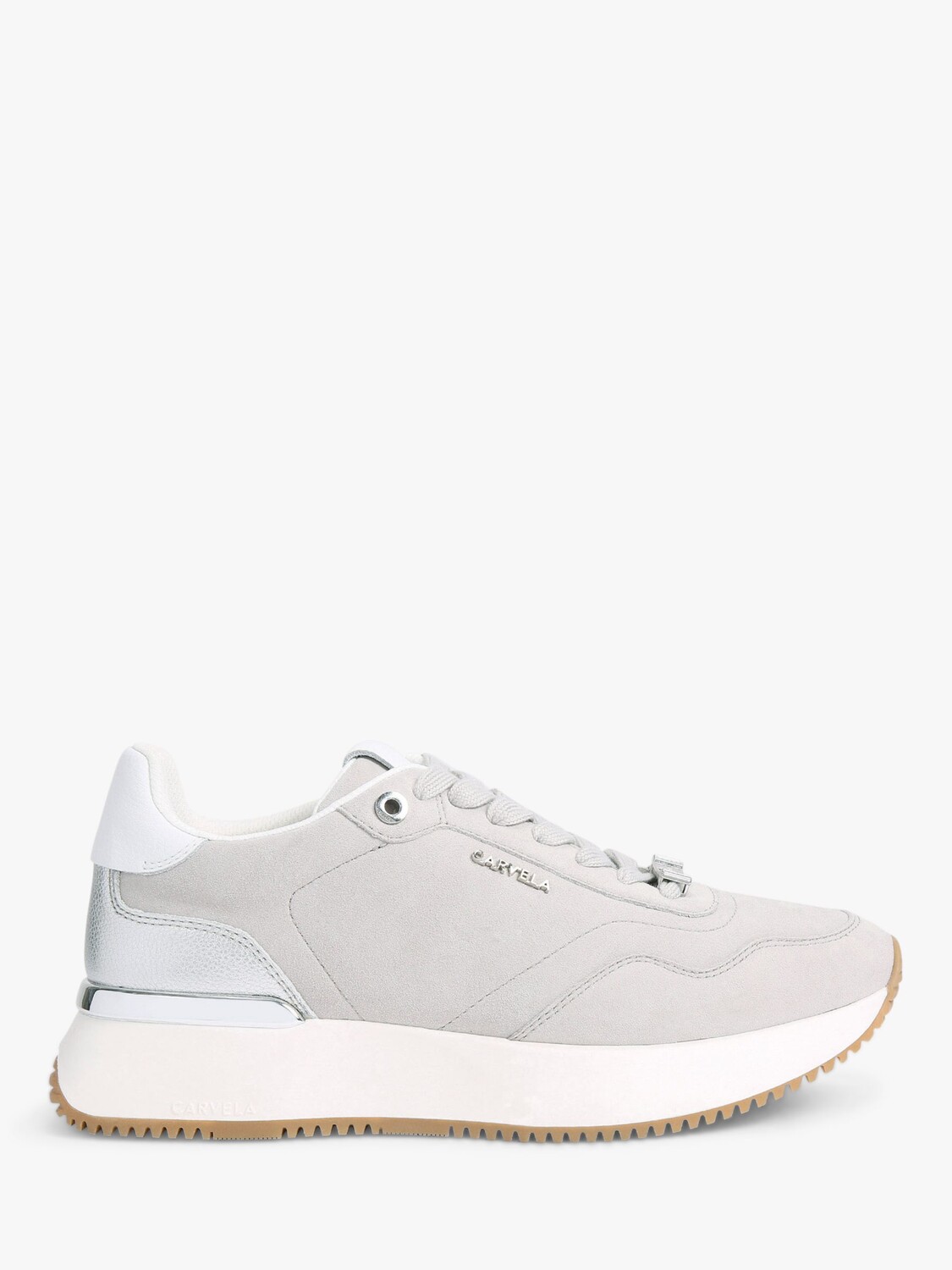 

Кожаные кроссовки Carvela Flare, серые