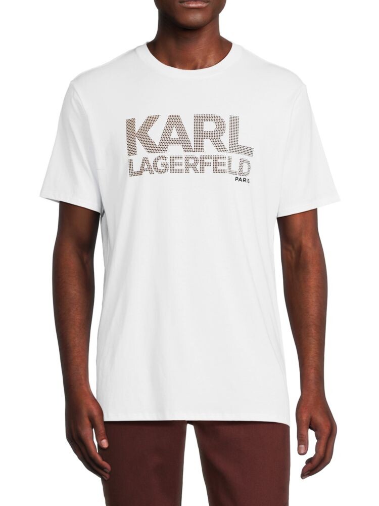 

Футболка с логотипом Karl Lagerfeld Paris, белый