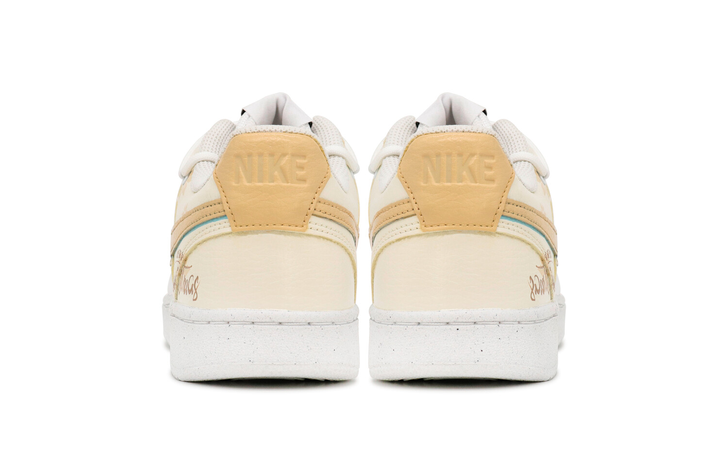 

Кроссовки Nike Court Vision 1 Skateboarding Shoes Women's Low-top Yellow, цвет Warm sun party